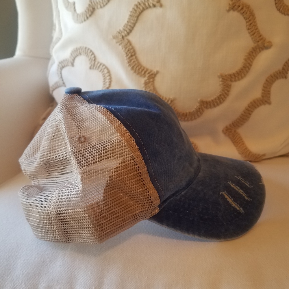 Distressed  ball cap. - Picture 3 of 3